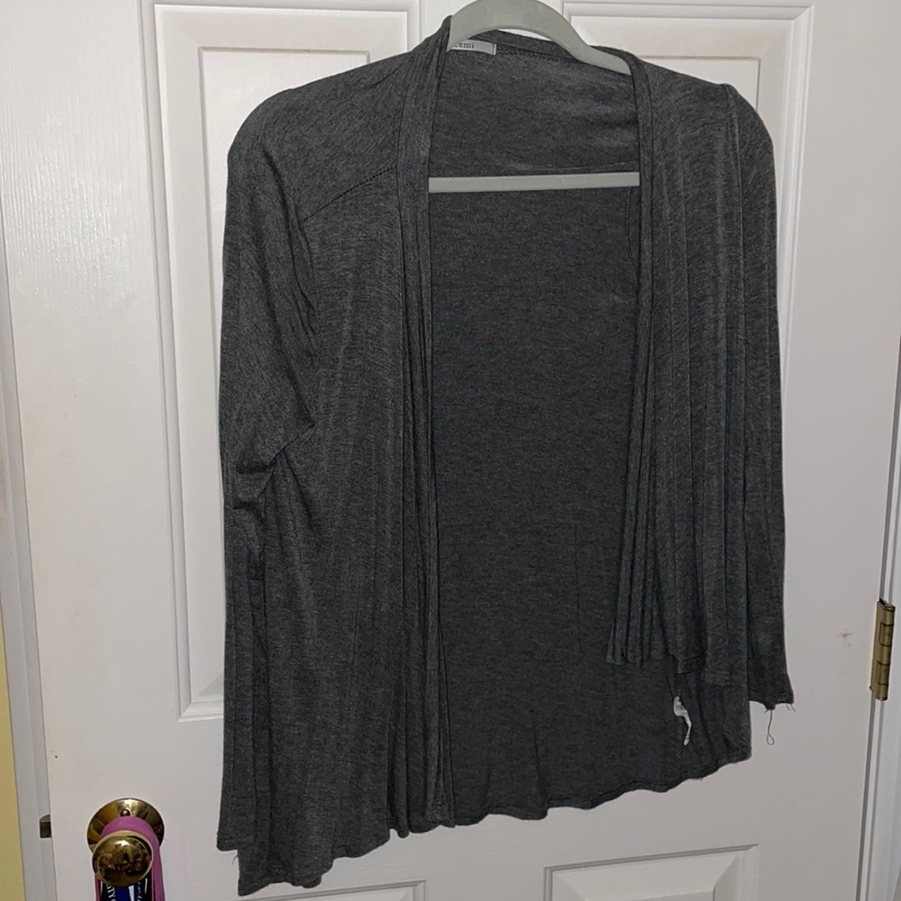 Gray Cardigan